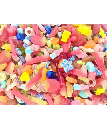 Super Sweets Vegan Sweet Sour And Fizzy Jelly Sweet Mix Gift Jar 1.6Kg - Buy Online on GoSupps.com