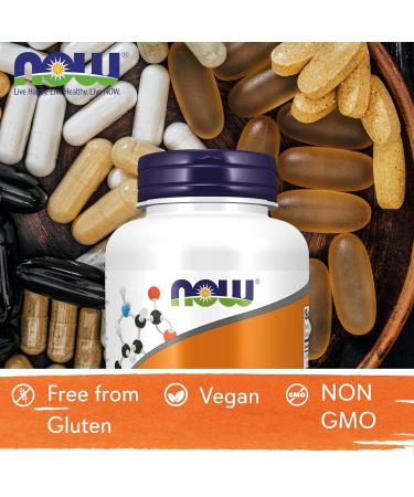 Now Foods L-Ornithine 500mg 120 Vegan Capsules | Lab-Tested Amino Acid | Gluten-Free, Soy-Free, Vegetarian - Buy Online on GoSupps.com