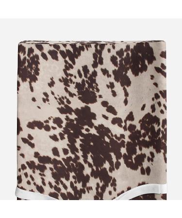 Western Cowboy Changing Pad Cover - Super Soft Brown Cowhide | Shop Now - Buy Online on GoSupps.com