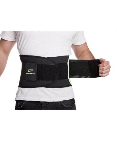 Back Bandage Support Belt for Everyday & Sports | Reliable Injury Protection | Double Closure for Perfect Fit | Available in 5 Sizes (L: 86-95cm) - Buy Online on GoSupps.com