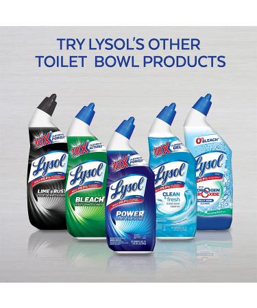 Lysol Power & Fresh Cling Toilet Bowl Cleaner Country Scent 24oz (Pack of 4) - Buy Online on GoSupps.com