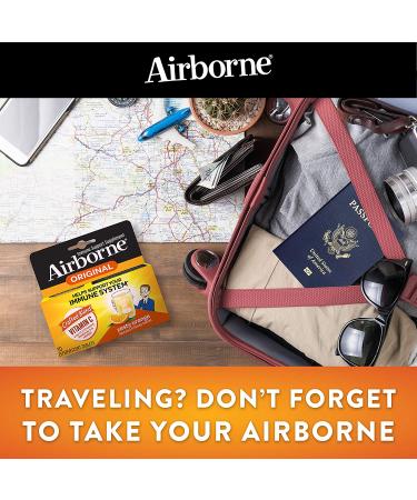 Airborne Vitamin C 750mg Gummies - Gluten-Free Immune Support Supplement (Pack of 3) - Buy Online on GoSupps.com