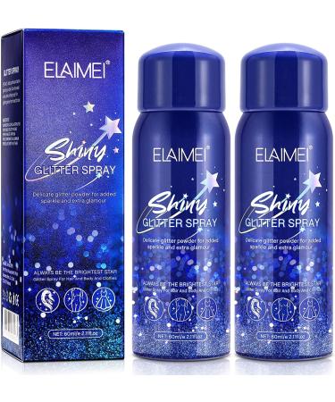 Body Glitter Spray 2 Pack 11 Oz