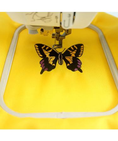 New brothread Tear Away Embroidery Stabilizer Backing 8x8 - 100 Precut Sheets | Medium Weight 1.8 oz | Fits 4x4 and 6x6 Hoops - Buy Online on GoSupps.com