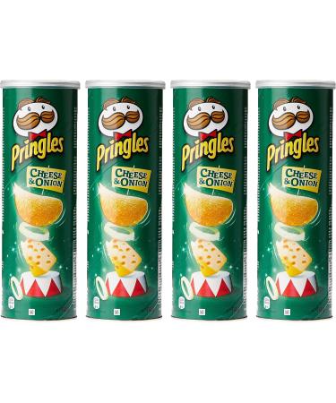 Pringles chips Cheese & Onion 165 g - Pack of 4 - Buy Online on GoSupps.com
