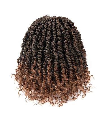 Pre-looped Passion Twist Crochet Hair 10 Inch 8 Packs T1B/30# - Short Hair Extension - Buy Online on GoSupps.com
