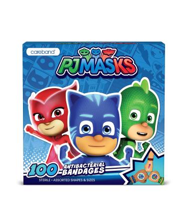 PJ Masks Kids Bandages 100 ct | Adhesive Bandages for Minor Cuts Scrapes Burns. Easter Basket Stuffers for Kids & Toddlers