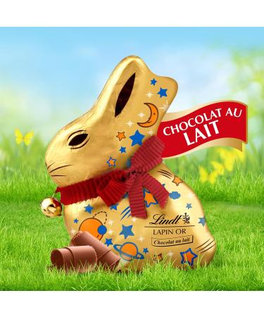 Lindt - Moulage LAPIN OR Edition Solidaire - Chocolat au Lait - Id al pour P ques 200g Lait Solidaire - Buy Online on GoSupps.com