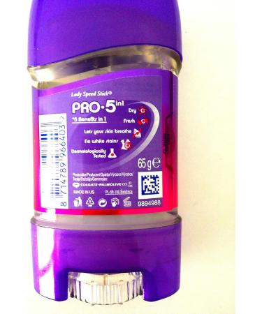  Lady Speed Stick Lady Speed Stick - 5 in 1 Deodorant Gel - Freshness 48H - Alcohol Free - Unisex - Buy Online on GoSupps.com