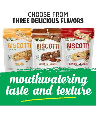 Landau Gluten Free Biscotti | 6.3 oz Almond Biscuits - Dairy, Soy, Corn Free - Buy Online on GoSupps.com