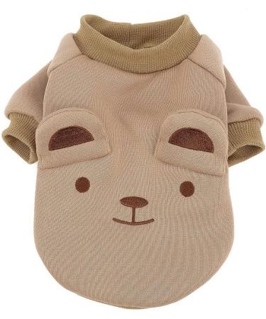 Zweitea Winter Coats for Small Dogs | Warm Soft Sweaters & Jackets for Puppies | Cold Weather Clothing for Chihuahuas & Yorkies - XXL Brown - Buy Online on GoSupps.com