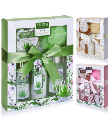 BRUBAKER Cosmetics Bath and Shower Set Aloe Vera - 5-piece gift set - Buy Online on GoSupps.com