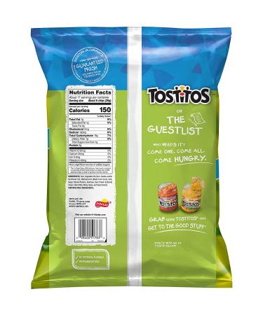 Tostitos Hint of Lime Tortilla Chips - 16.75oz Party Size Bag - Buy Online on GoSupps.com