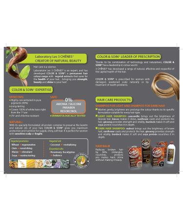 3 Ch nes Color & Care Blond Clair Cendr 10a Permanent Colourant VEGETAUX Extracts 50.0 gram Cream Vegan Permanent Unisex - Buy Online on GoSupps.com