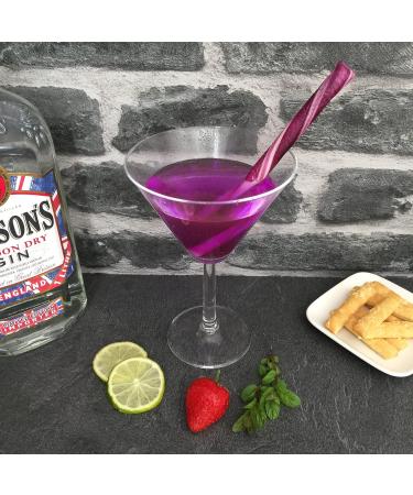 Wendy's Candies - Gin Cocktail stirrers - Edible Cocktail Sticks - Boiled Sweets Like Candy Canes Sweets - Candy Stick Mixer - Rock Sweets Gin Gifts for her - Gin Stirrer Cocktail Accessories SMX GIN SET - Buy Online on GoSupps.com