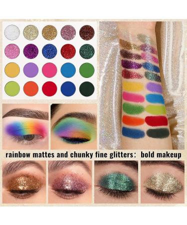 Shop UCANBE 86 Color Eyeshadow Makeup Palette - Matte Glitter & Neon Shades for Everyday & Halloween Looks - Buy Online on GoSupps.com