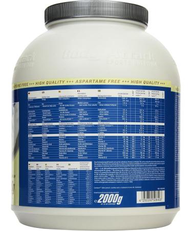 Body Attack Power Protein 90 - Vanilla - 2kg Multi-Component Protein Powder | BCAA Vitamins & L-Carnitine | Extra Creamy Protein Shake - Made in Germany - Buy Online on GoSupps.com