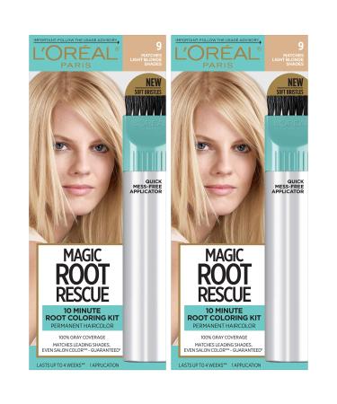 Root Rescue Light Blonde 9 2PK 9 Light Blonde 2 Count (Pack of 1)
