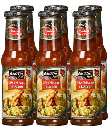 Buy Exotic Sweet Chili Sauce with Pineapple - 6 Pack (250g each) | International Shipping Available - Buy Online on GoSupps.com