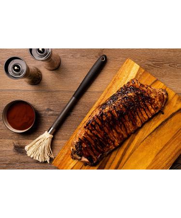 GRILLHOGS 18-inch Basting Mop with Bonus Head - Perfect for Sauce Lovers! Soft Grip Handle, Dishwasher Safe - Buy Online on GoSupps.com