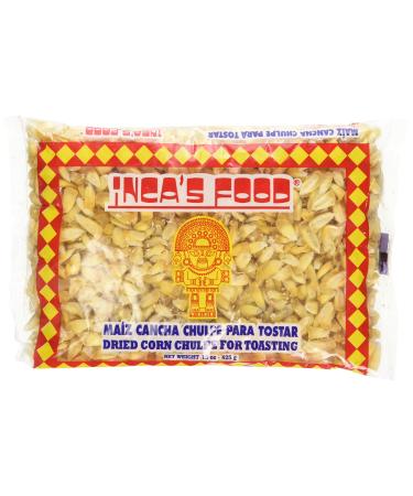 Incas Food Maiz Cancha Chulpe Para Tostar- Dried Corn Chulpe for Toasting - Product of Peru 15oz 15 Ounce (Pack of 1)