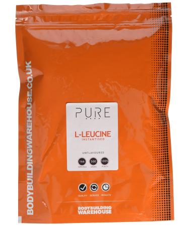 Bodybuilding Warehouse Pure Instantised Leucine Powder Essential Branched Amino-Acid Helps Muscle Growth (500g)