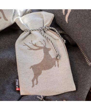Buy David Fussenegger 2L Hot Water Bottle - Deer Design 21x38 cm Felt | International Shipping - Buy Online on GoSupps.com