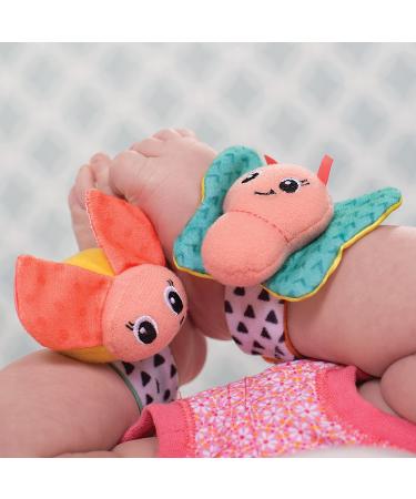 Infantino Wrist Rattles - Butterfly/Lady Bug Design | Baby Toy Set - Buy Online on GoSupps.com