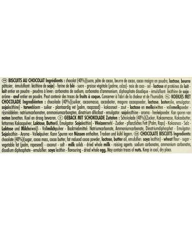 Delacre Crunchy Dark Chocolate Cookies - Belgian Biscuits - 5.2oz Total - Buy Online on GoSupps.com