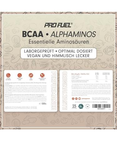 Buy Profuel Alphaminos BCAA Powder 3x300g - Test Winner Blood Orange - Vegan Amino Acids Top Solubility & Incredible Taste - International Shipping - Buy Online on GoSupps.com