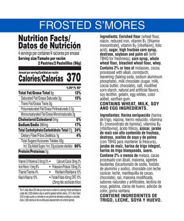 Pop-Tarts Frosted S'mores Breakfast Toaster Pastries - 32 Count Case - Buy Online on GoSupps.com