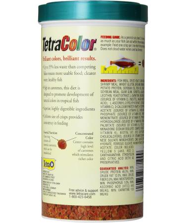 TetraColor Tropical Crisps Fish Food 7.41 Ounces With Natural Color Enhancer 210 g (Pack of 1) - Buy Online on GoSupps.com