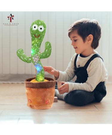Ava's Toys Talking Cactus - Singing, Dancing, Voice Recording Plush Toy for Kids | Interactive Learning Toy for Boys and Girls - Buy Online on GoSupps.com