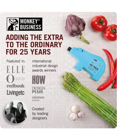 Monkey Business Air Purifier - Activated Carbon Odor Absorber for Cupboards & Small Spaces | Eco-Friendly Freshness in Blue - Buy Online on GoSupps.com