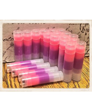 Bulk Handmade Strawberry & Cotton Candy Lip Balms - Pink & Purple Flavors (20 Count) | Worldwide Shipping - Buy Online on GoSupps.com