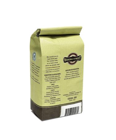 Verena Street Sunday Drive Decaf Coffee - 11oz Ground Swiss Water Process Decaf Medium Roast - Rainforest Alliance Certified Arabica - Pack of 1 - Buy Online on GoSupps.com