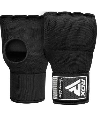 RDX Gel Inner Gloves for Boxing MMA & Muay Thai - 75cm Elastic Wrist Bandages for Sparring & Training - Black - Buy Online on GoSupps.com
