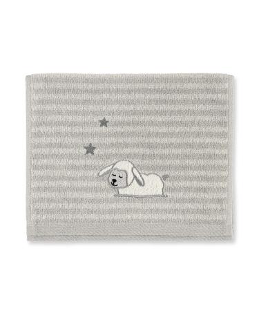 Sterntaler children's towel sheep Stanley age: from 0 months 50 x 30 cm grey One Size Stanley Grey
