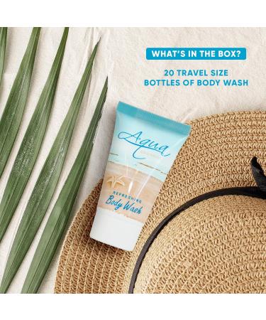 Aqua Organics Body Wash Travel Size Hotel Amenities 1 oz (Case of 20) - Buy Online on GoSupps.com