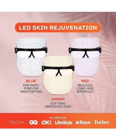 LifePro LED Face Mask Light Therapy - Portable LED Light Therapy for Face & Neck Skincare - Buy Online on GoSupps.com