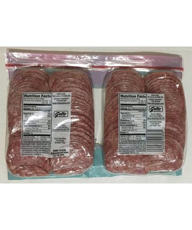 Gallo Italian Dry Salame Salami Deli Thin Sliced 2 lbs (32oz) - Premium Quality - Buy Online on GoSupps.com