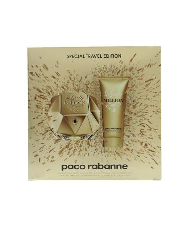 PACO RABANNE Lady Million Gift Set: EDP spray 2.7 oz+ Body Lotion 3.4 oz - Buy Online on GoSupps.com