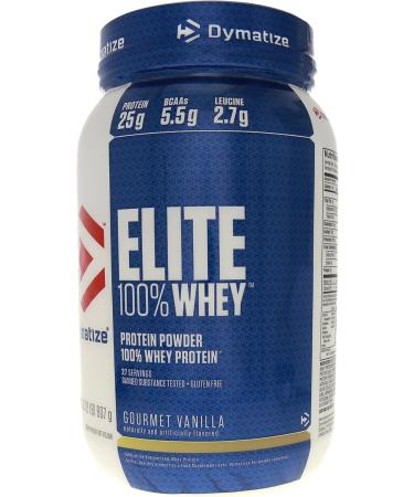 Dymatize Elite 100% Whey Protein Gourmet Vanilla - 2 lbs | Premium Protein Supplement for Muscle Growth & Recovery - Buy Internationally - Buy Online on GoSupps.com