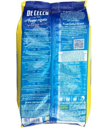 Buy De Cecco Penne Rigate N 41 (24 x 500g) - Authentic Italian Pasta | International Shipping Available - Buy Online on GoSupps.com