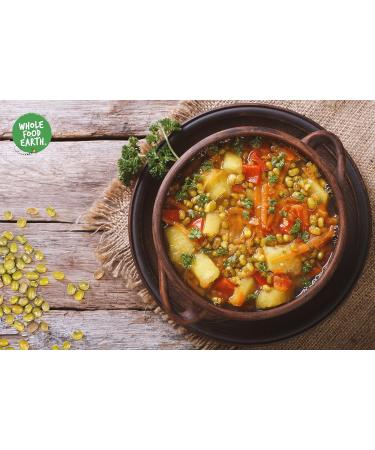 Organic Mung Beans 3kg - GMO Free, Vegan, High Fiber & Protein | Certified Organic by Wholefood Earth - Buy Online on GoSupps.com