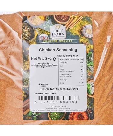 Old India Chicken Seasoning 2kg - Authentic Blend for Flavorful Chicken Dishes | Pack of 1 - Buy Online on GoSupps.com