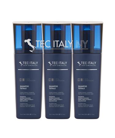 Tec Italy Conditioning Shampoo Totale for Dry & Damaged Hair (Pack of 3)