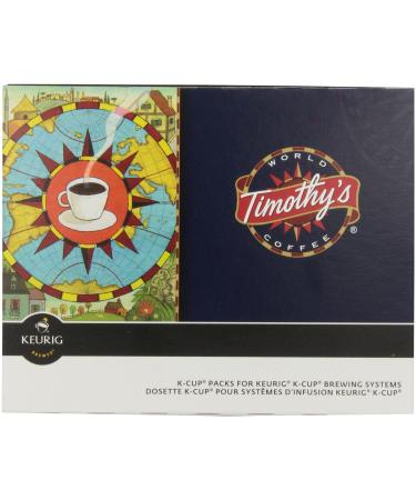 Timothy's World Coffee French Roast K-Cup Portion Pack for Keurig Brewers 96-Count
