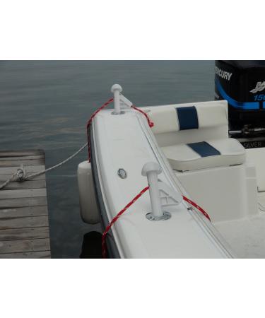 DLFender Power Boat Fender Adjuster,(Pack of 2) White
