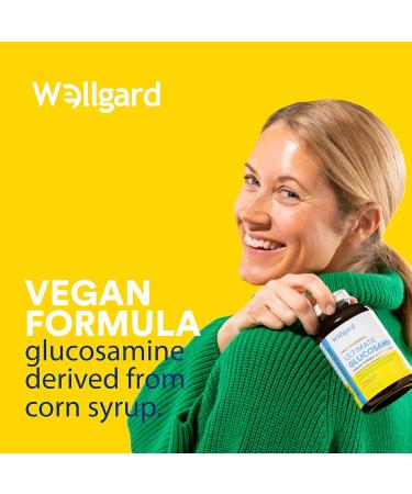 Vegan Glucosamine Phytodroitin by Wellgard - Plant-Based Joint Support Supplement with Quercetin, MSM, and Ginger Extract - Made in UK - Buy Online on GoSupps.com